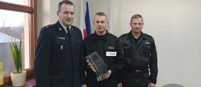 Paweł Żylak odebrał Puchar Komendanta Powiatowego