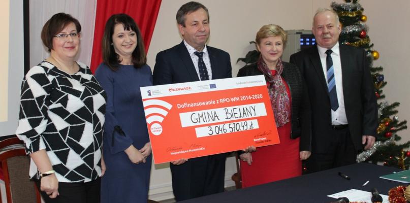 Gmina Bielany dostała grube miliony z Unii na inwestycje