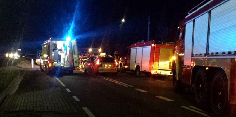 Wieczorny wypadek na krajówce, zginął 52-letni pieszy