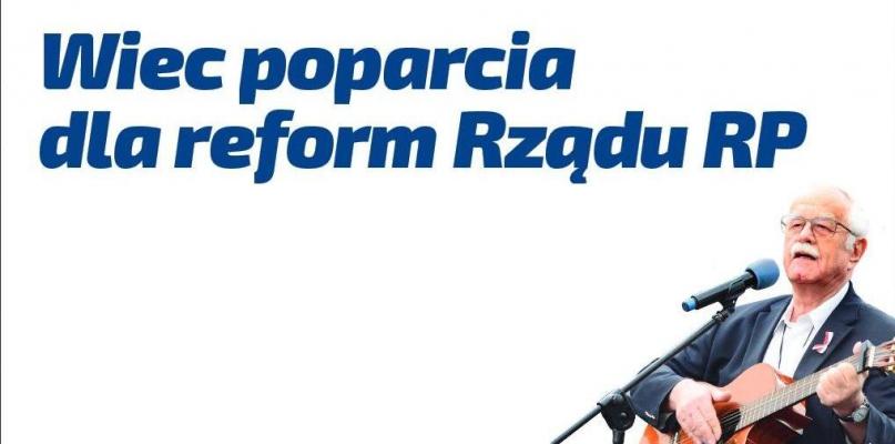 W sobotę w Siedlcach wiec poparcia dla rządu i koncert Jana Pietrzaka