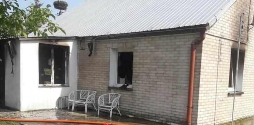 Nieszczelna butla gazowa przyczyną groźnego pożaru w Kiełpińcu
