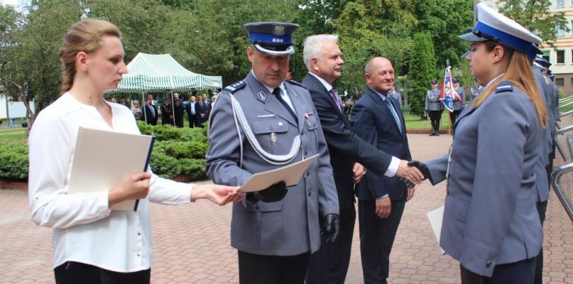 Święto Policji w Sokołowie: awanse i wiele pochwał od gości