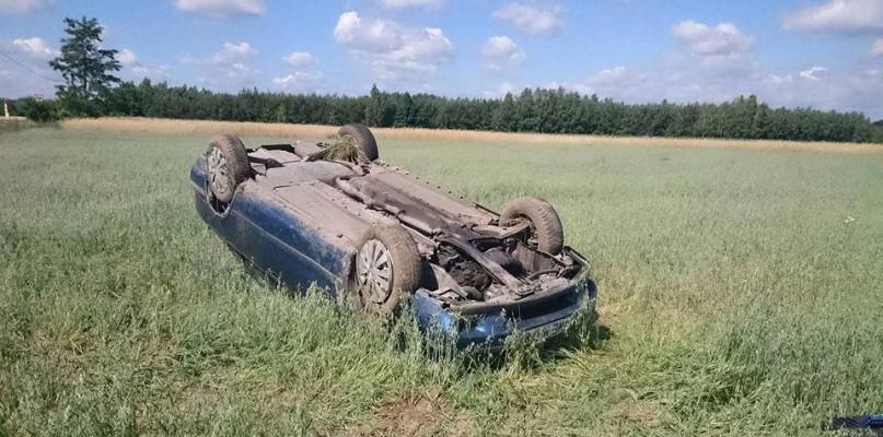Próbował uniknąć potrącenia rowerzystki, która skręcała w lewo