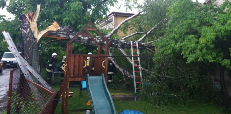 69 interwencji straży po czwartkowej nawałnicy