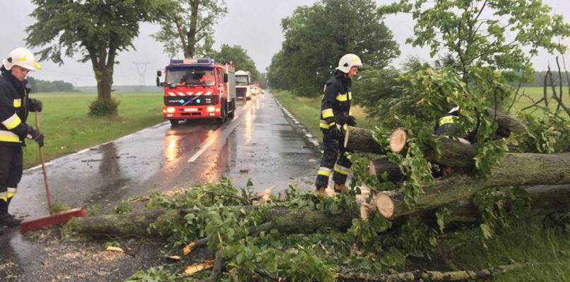 Front burzowy przetoczył się nad powiatem sokołowskim