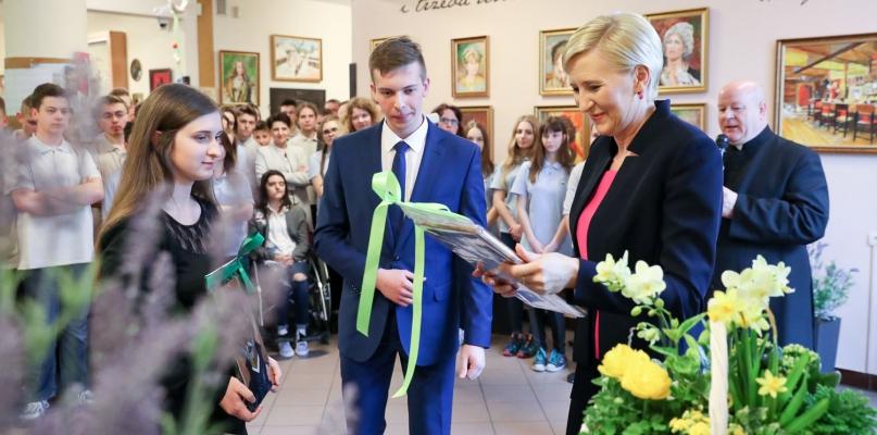 Pierwsza Dama z wizytą w Sokołowie Podlaskim