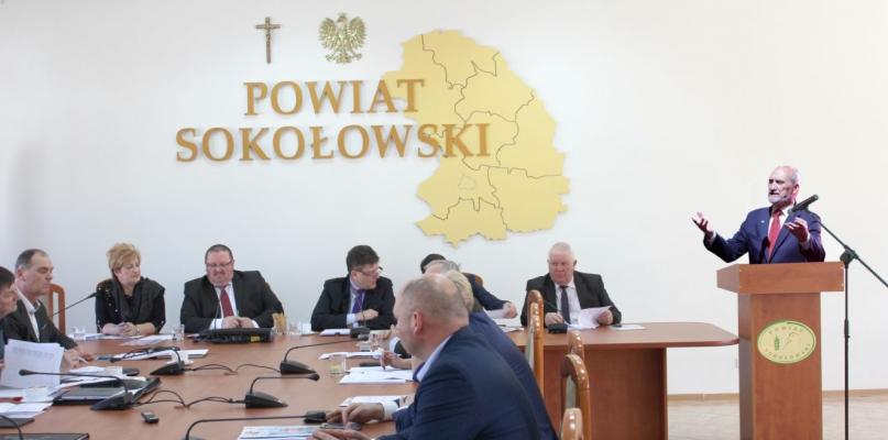 Macierewicz w Sokołowie Podlaskim - prima aprilis