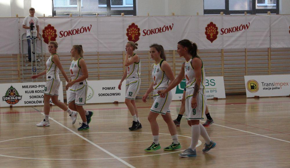 Sokołowskie koszykarki przegrały mecz w Olsztynie