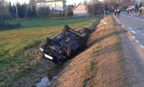Dachował w Suchodole