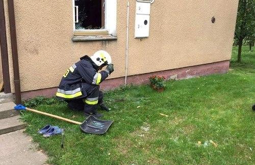 W Rytelach Olechnych wybuchł gaz