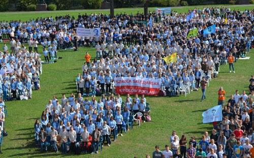Młodzież szkół salezjańskich w Częstochowie