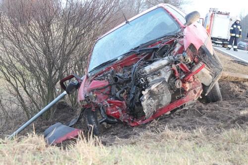 Honda rozbiła się pod Ceranowem