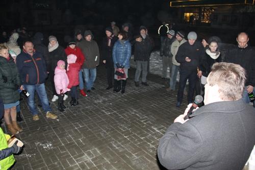 Wspólnie witali Nowy Rok
