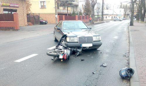Mercedesem w motorower