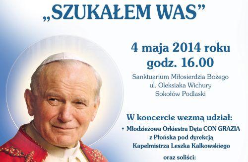 Koncert papieski: zaśpiewa wybitny sokołowianin