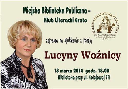 Lucyna Woźnica: poezja i pasje...