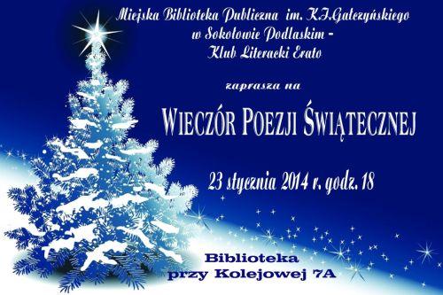Świąteczna poezja w MBP