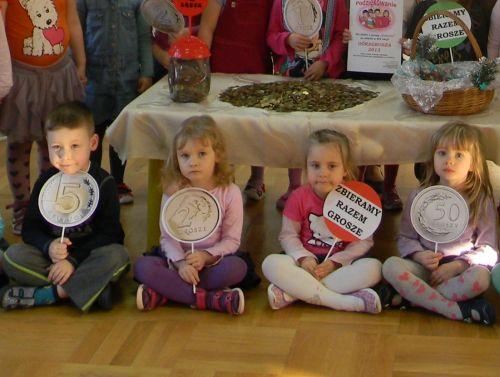Przedszkolaki zebrały ponad 15 tysięcy monet!
