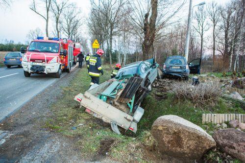 Wjechał w forestera