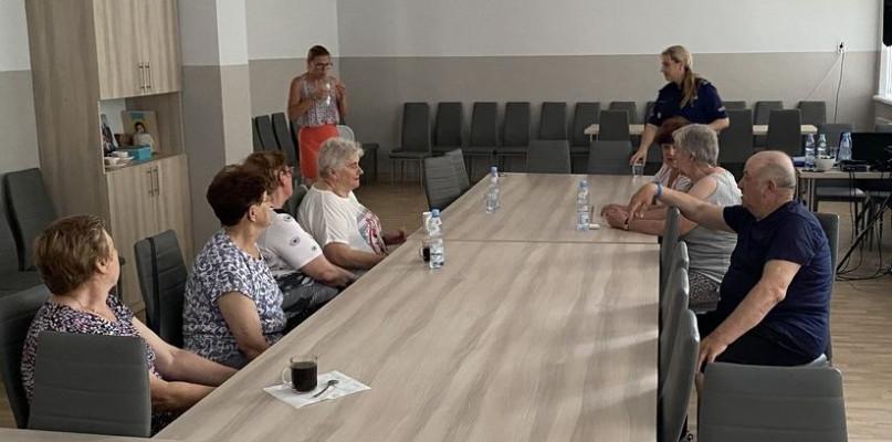 Sokołowscy policjanci w trosce o seniorów