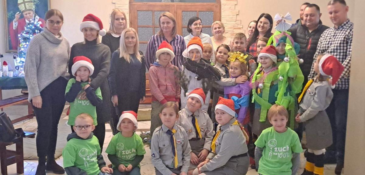 Wigilijne spotkania zuchów i harcerzy