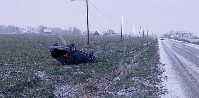 Mamy pierwsze efekty zimy na drogach