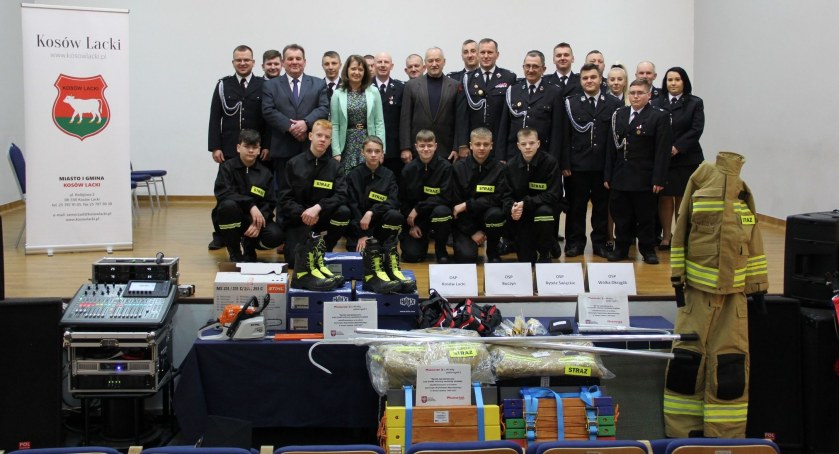 Nowy sprzęt dla strażaków z gminy Kosów Lacki