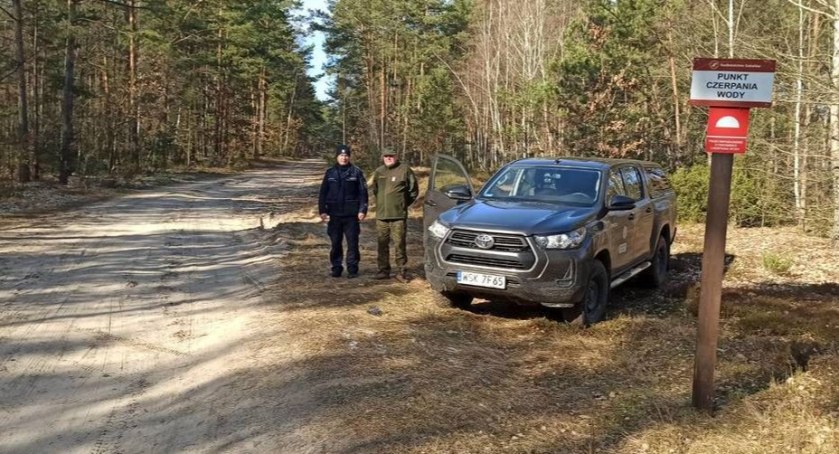 Policja i nadleśnictwo wspólnie przeciwko złodziejom drzewa