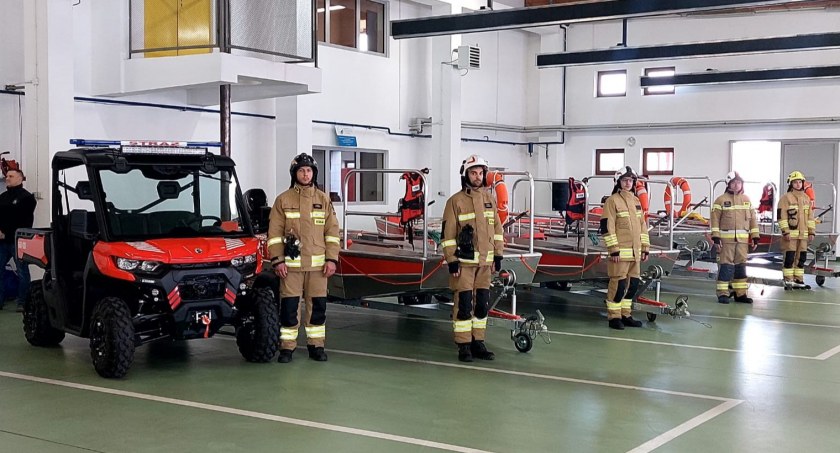 9 łodzi ratowniczych i quad dla OSP z powiatu sokołowskiego