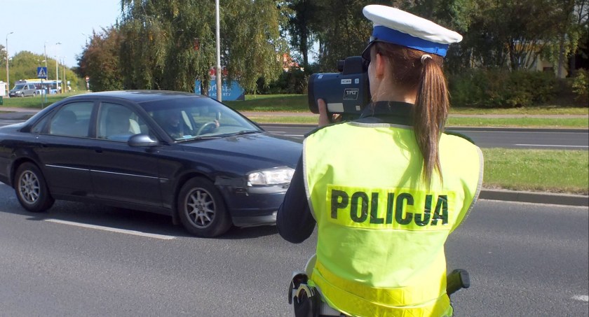 Nie spodziewał się, że spotka tam policyjny patrol
