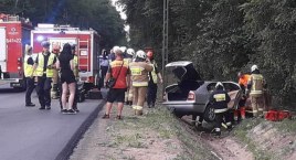 Dwie skody zderzyły się w Lesie Przeździeckim