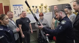 Komendant wojewódzki policji oraz goście z Ukrainy w „Szarej”. W tle ważny projekt!