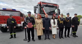 Nowiutka scania za ponad 1,8 mln zł trafiła do OSP Skrzeszew