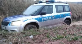 Na polu w powiecie węgrowskim znaleziono drona