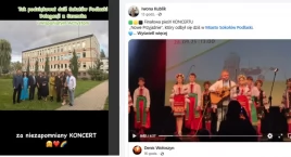 Artyści z ukraińskiego Szumska śpiewali przy pustej …