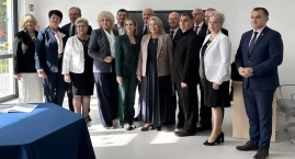 Wójt gminy Repki na otwarciu nowej szkoły i spotkani…