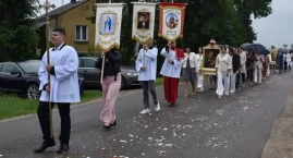Deszczowe Boże Ciało w powiecie sokołowskim