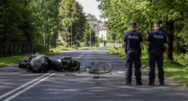 Rowerzystka ranna w zderzeniu dwóch jednośladów