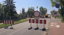 Trwają remonty dróg, lato w Sokołowie pod znakiem korków