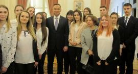 Licealiści z Sadowej na „Lekcji RP” w Pałacu Prezydenckim 