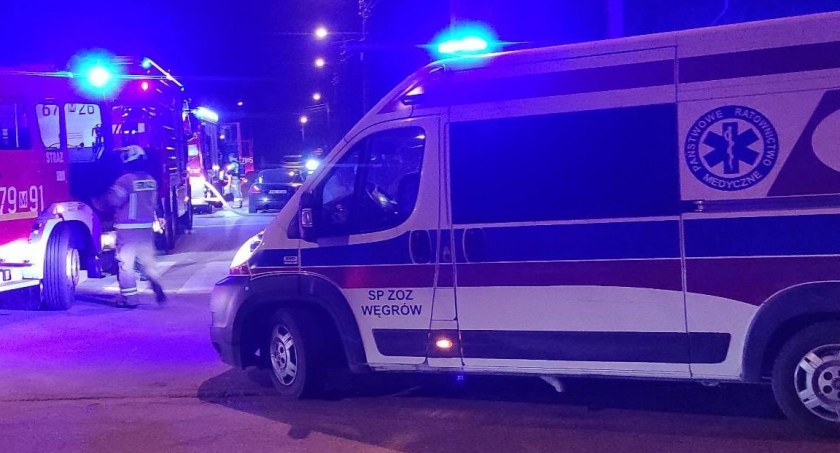 Tydzień na węgrowskich drogach: kierowca z 3 promilami, wypadek harleya i dachowanie