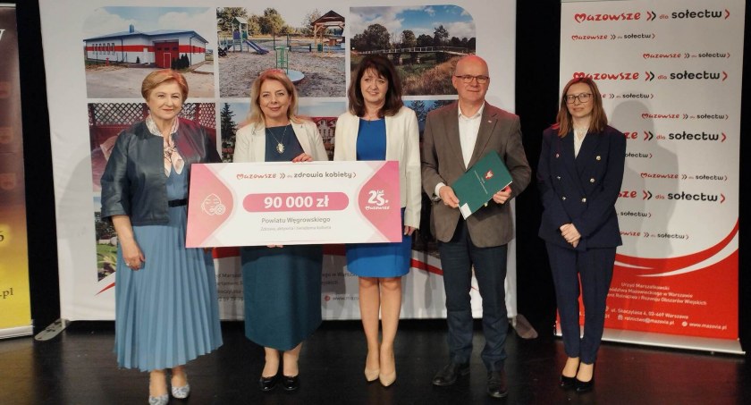 Pieniądze Sejmiku Mazowsza dla samorządów z powiatu węgrowskiego