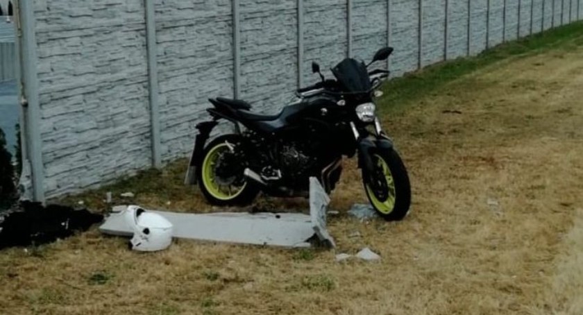 Węgrowianka miała wypadek na motocyklu podczas kursu na prawo jazdy