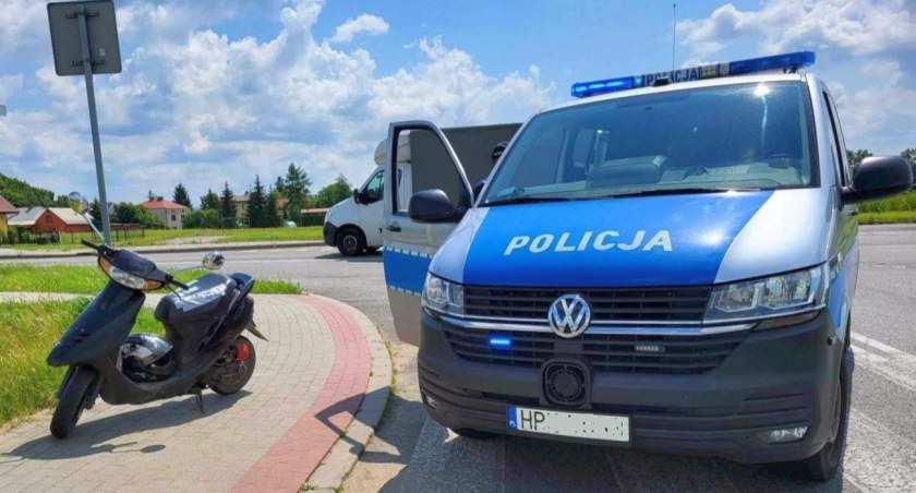Miał 2 promile i dożywotni zakaz, a jednak jechał skuterem bez OC!