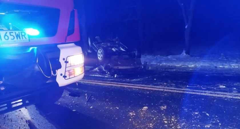 Było ślisko, policjanci mieli co robić