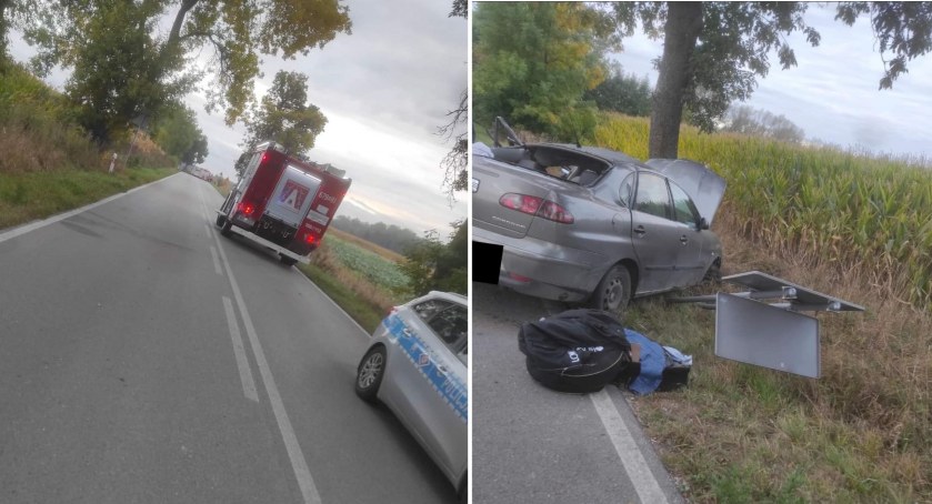 Dwie osoby ranne w wypadku pod Czerwonką