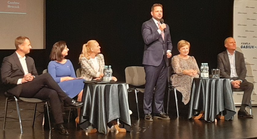 Na spotkaniu polityków KO w Węgrowie najczęściej padało słowo 