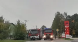 Wypadek cysterny, a potem wozu strażackiego w Miedznie