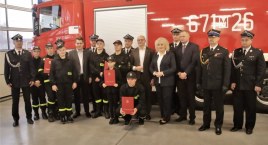 Przekazali fundusze dla Młodzieżowych Drużyn Pożarniczych