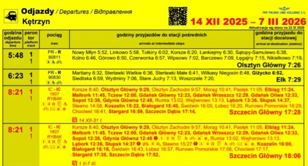 Kolej wraca po latach do Kętrzyna 